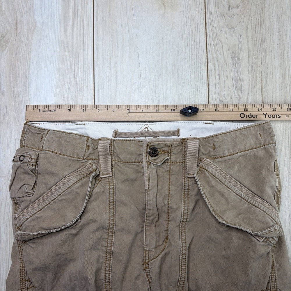 POLO RALPH LAUREN Utility Cargo Pants Slim Fit Military Herringbone Mens 32x30 - Picture 15 of 16